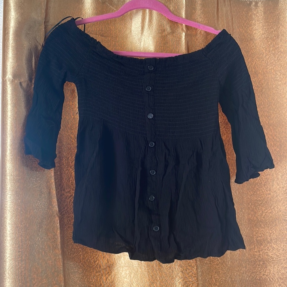Off the shoulder shirt